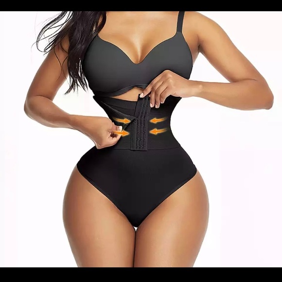 - High Waist Butt lifter Thong Panty - Picture 3 of 3